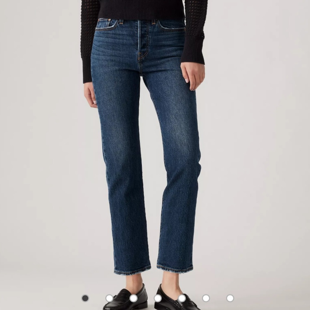 Levi's Women's Straight Leg Jeans - Dark Blue